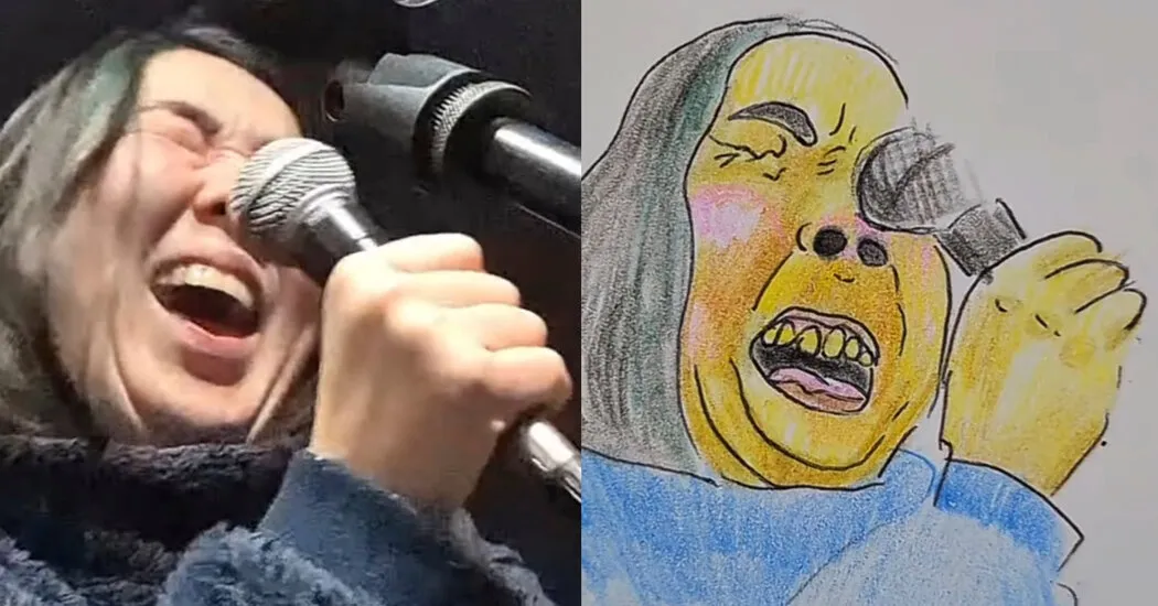 نقاشی های او در جستجوگران توجه آنلاین سرگرم کننده است