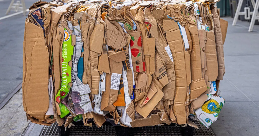 چه کسی بیشترین مقوا را در نیویورک بازیافت می کند؟