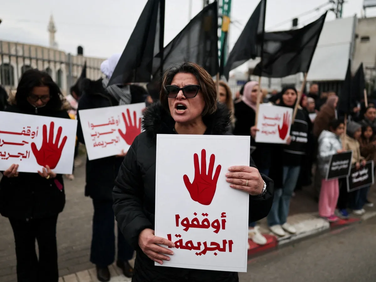 شهروندان فلسطینی اسرائیل از دولت می خواهند که اقدامات بیشتری برای جلوگیری از جنایت انجام دهد